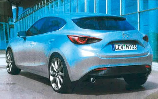 [新车谍报]新马自达3内饰曝光 立式液晶屏